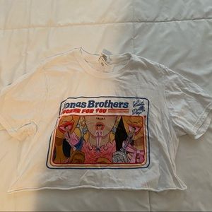 Jonas Brothers Cropped “sucker” t shirt